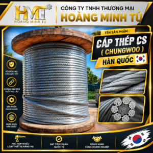 Cáp Thép Hãng CS ( Chung Woo) Hàn Quốc