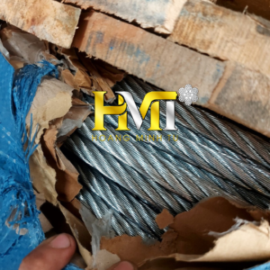 Dây Cáp Thép Mạ Kẽm 6x12+FC Trung Quốc