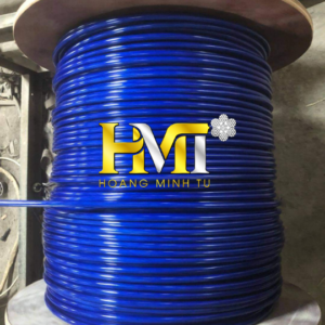 Cáp Thép Bọc Nhựa PVC Màu Xanh (Blue)
